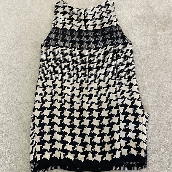 Zara Houndstooth Pocketed Shift Dress Size Small - Picture 5 of 12